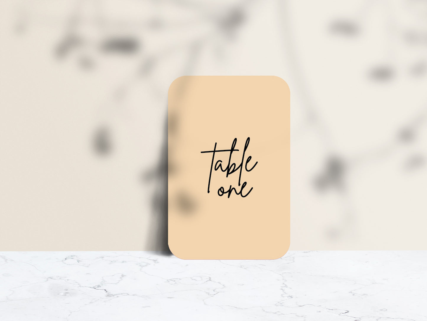 Lovers Table Numbers